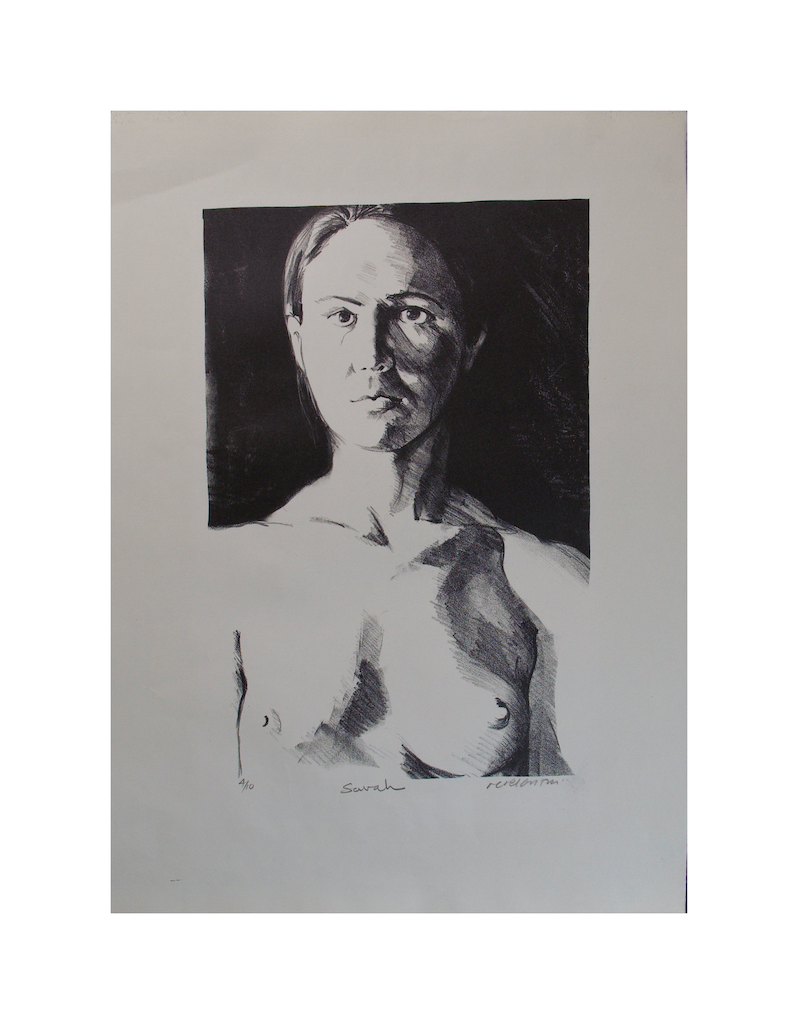 Robert Creighton, "Sarah" Lithograph 40 x 25 cm