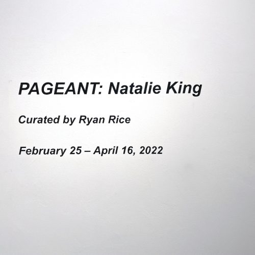 Natalie King, PAGEANT Installation View