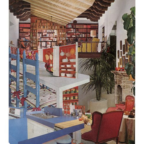 Aimée Henny Brown / 
Urban Fortress Interiors 08: Into the Larder / 2020 / 
analogue collage