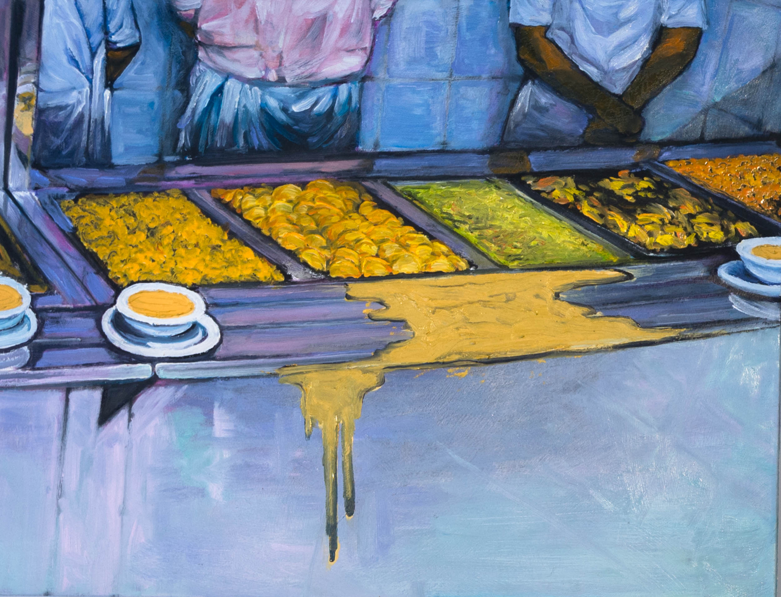 Gabriel Baribeau - The Spill - Oil on Canvas