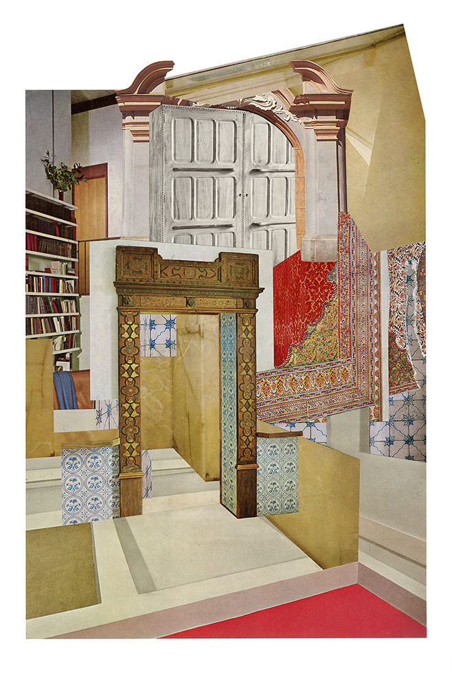 Aimée Henny Brown / 
Urban Fortress Interiors 06: From Which No Exit is Possible / 2020 / 
analogue collage