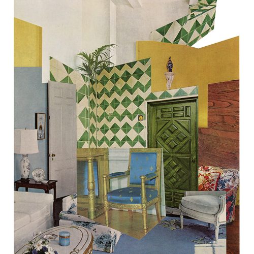 Aimée Henny Brown / Urban Fortress Interiors 02: There is Nothing There / 2020 / analogue collage