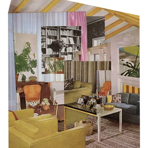 Aimée Henny Brown / 
Urban Fortress Interiors 05: From Under the Eaves / 2020 / 
analogue collage